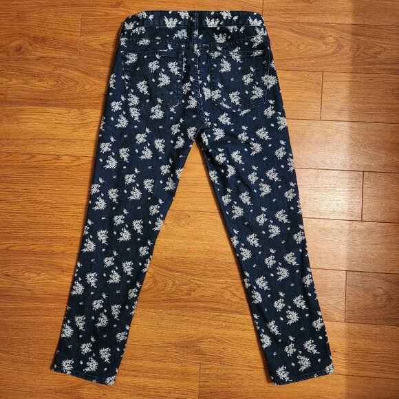 J. Crew Cropped Matchstick Floral Print Jeans - Picture 14 of 14